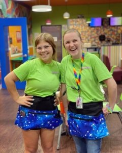 smiling candeeland staff