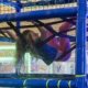 girl playing in playground