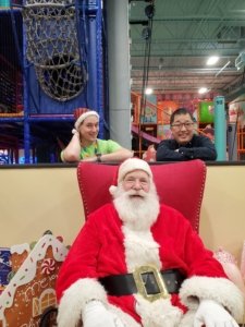 santa at candeeland